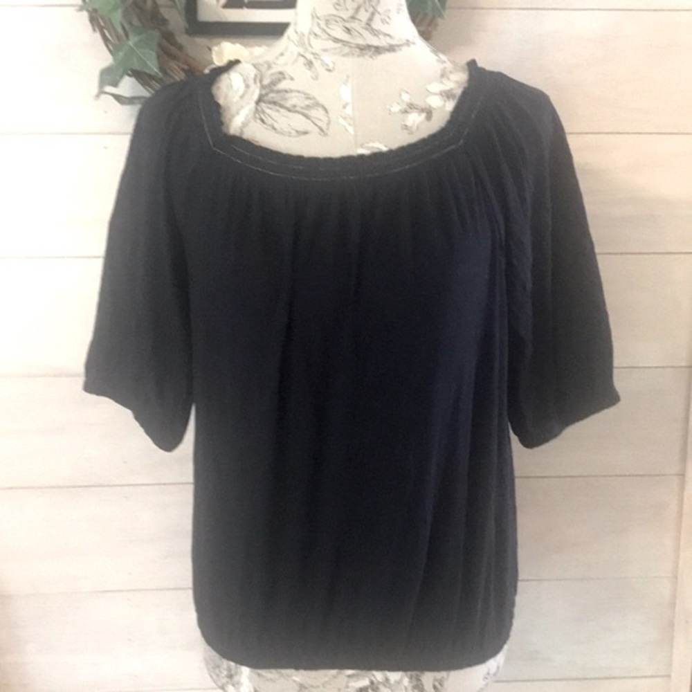 Loft Navy Top S